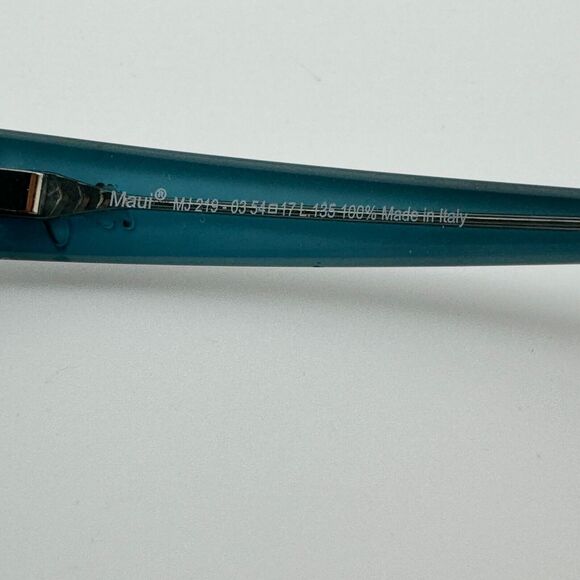 Maui Jim Italy MJ219-03 PUNCHBOWL 54-17-135 Black/Blue Sunglasses Frame H12639 - Picture 6 of 7